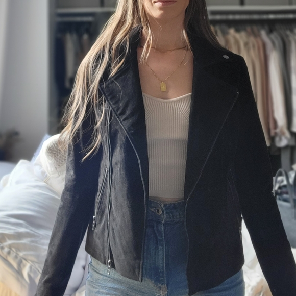 Real leather suede jacket - Picture 4 of 8